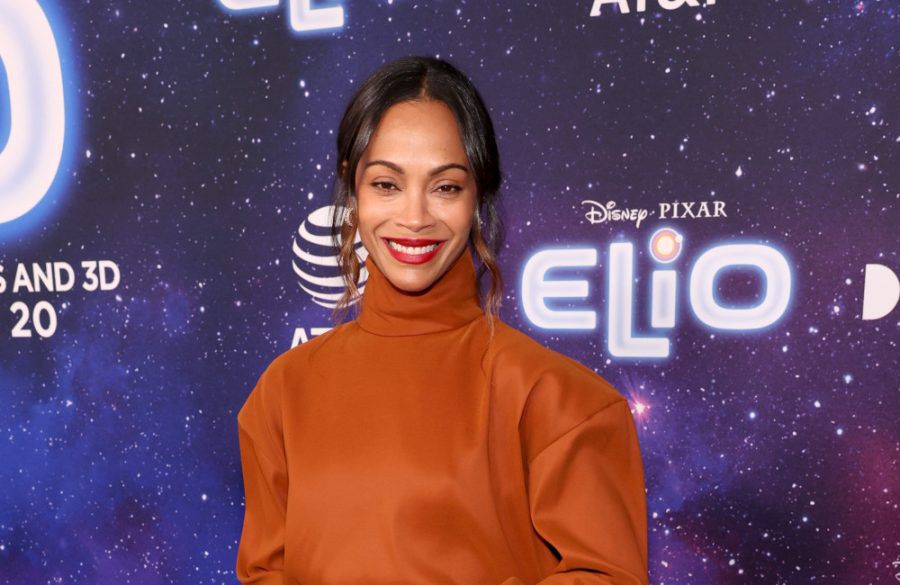 Zoe Saldana attends the World Premiere of Disney and Pixar's Elio - Getty BangShowbiz