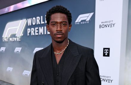 Damson Idris attends the World Premiere of F1 The Movie in Times Square - Getty BangShowbiz
