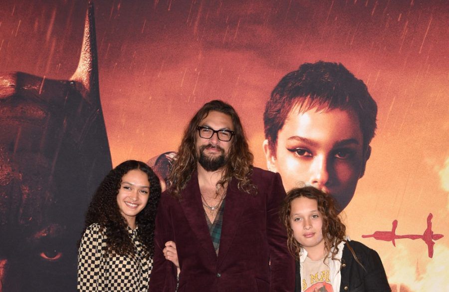 Lola, Jason Momoa and Nakoa-Wolf - The Batman premiere 2022 - Avalon BangShowbiz