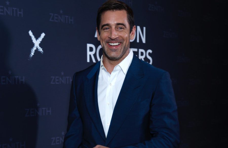 Aaron Rodgers at Magic Room New York Oct 2023 - Getty BangShowbiz