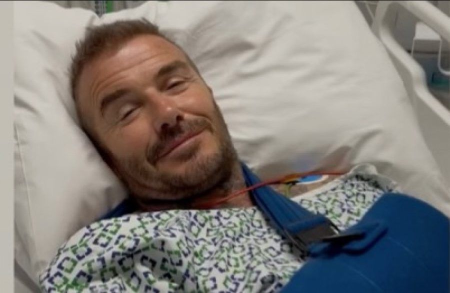 Sir David Beckham - Wrist Operation - June 2025 - Victoria Beckham Instagram BangShowbiz