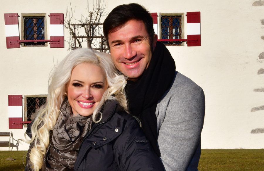 Daniela Katzenberger und Lucas Cordalis - 22.12.16 - Schloss Prielau in Zell am See - dpa  BangShowbiz
