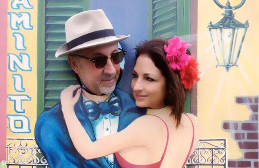 Gloria and Emilio Estefan. Buenos Aires. Twitter. August 13 BangShowbiz