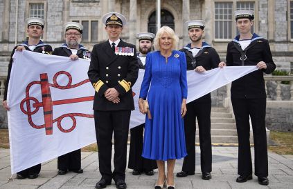 Queen Camilla at garden party for the HMS Astute Ship's Company and family - Avalon - July 2025 BangShowbiz