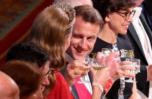 President Emmanuel Macron - Catherine of Wales - Kate Middleton - JULY 2025 - Getty - State Banquet BangShowbiz