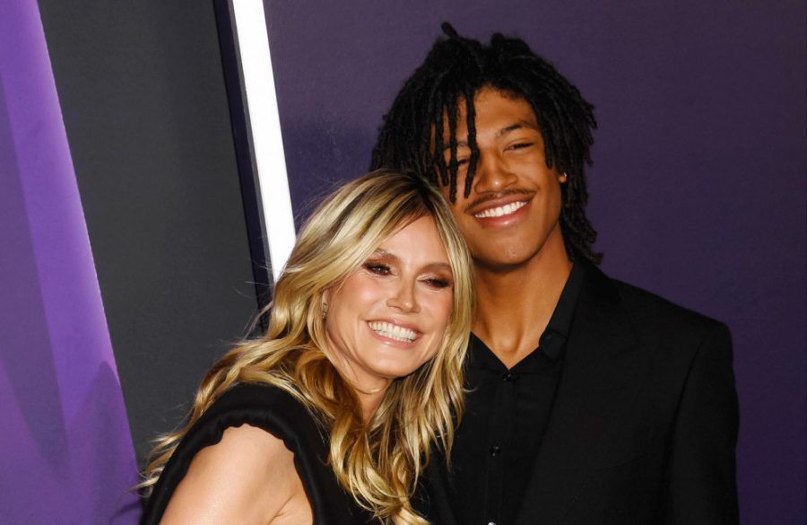 Heidi Klum and son Henry Samuel at American Music Awards - Avalon - May 2025 BangShowbiz