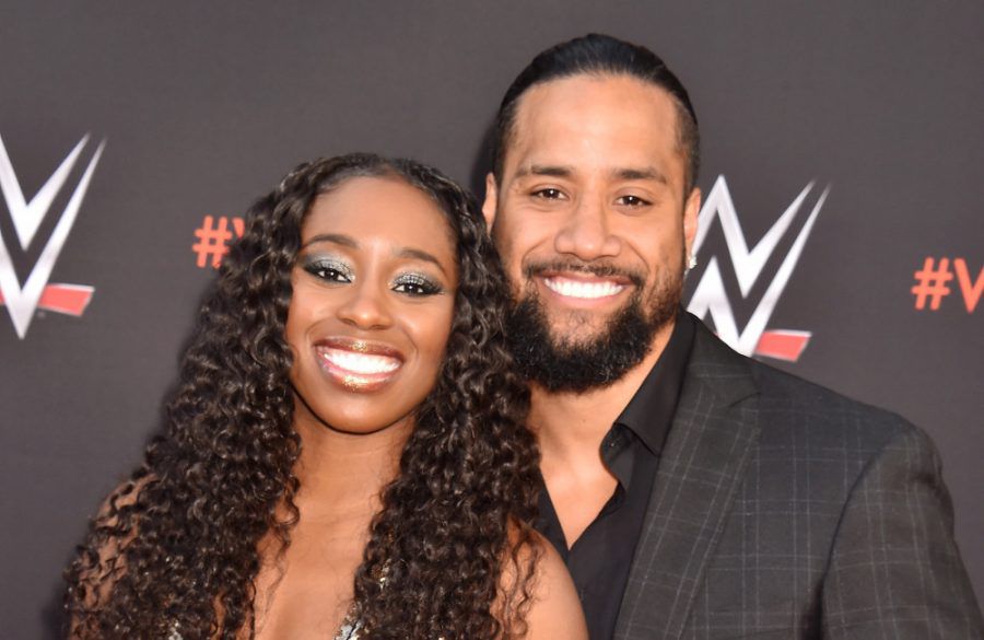WWE superstars Naomi and Jimmy Uso at Emmy event - Avalon - June 2018 BangShowbiz