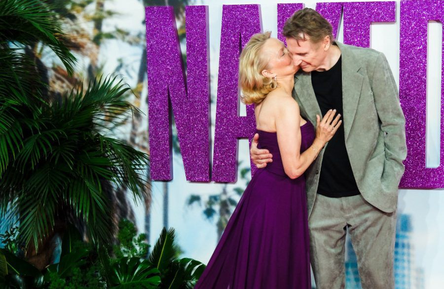 Pamela Anderson Liam Neeson Avalon 01.08.25 BangShowbiz