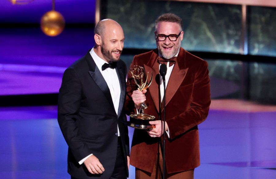 Evan Goldberg, Seth Rogen - 77th Primetime Emmy Awards -Award - Getty BangShowbiz