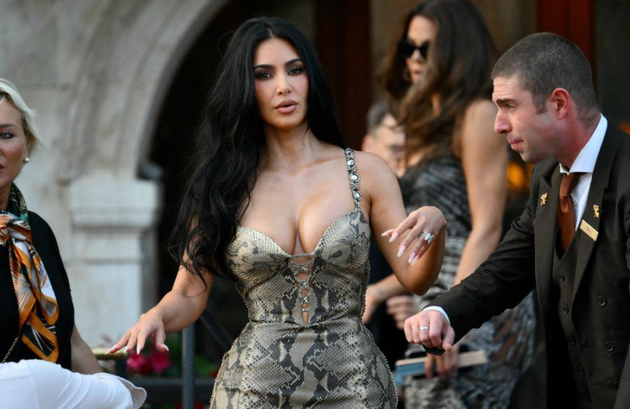 Kim Kardashian leaves the Gritti Palace Hotel 2025  - Getty BangShowbiz