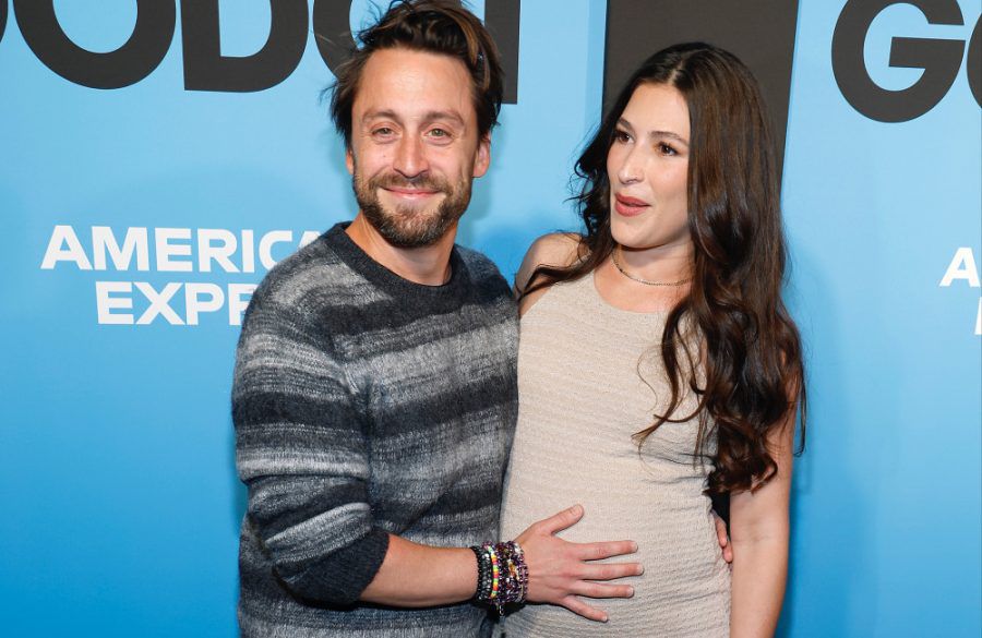 Kieran Culkin and Jazz Charton at Waiting for Godot NY Sept 2025 - Getty BangShowbiz