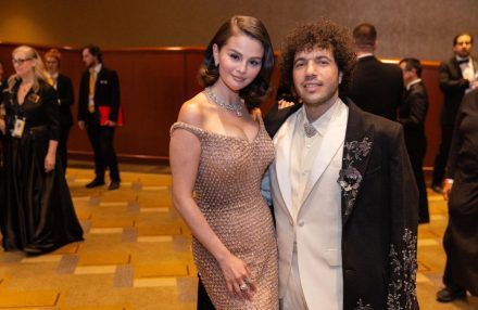Selena Gomez and Benny Blanco January 2024 Getty BangShowbiz