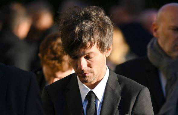 Louis Tomlinson arrives at funeral of Liam Payne - Getty - November 2024 BangShowbiz
