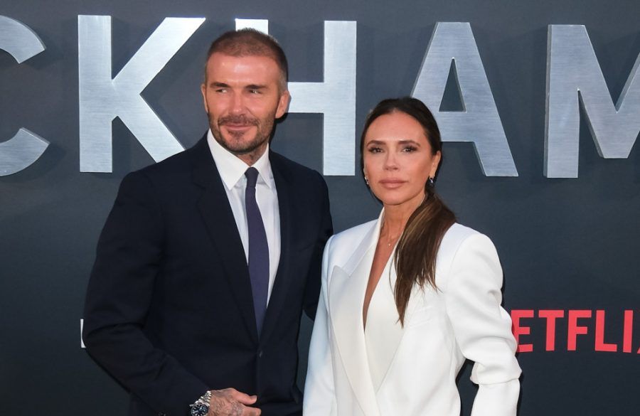David and Victoria Beckham October 2023 Beckham premiere Avalon BangShowbiz