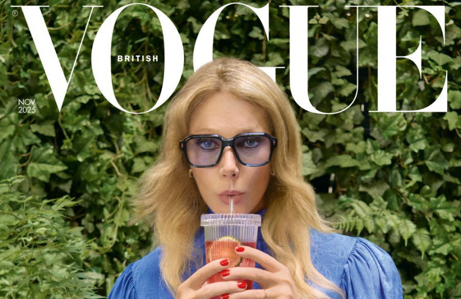 Gwyneth Paltrow on cover of British Vogue - ONE USE Venetia Scott - October 2025 BangShowbiz