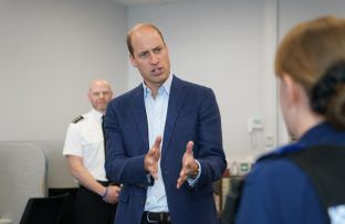 Prince William at the Blue Light Hub October 2023 Avalon BangShowbiz
