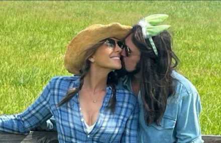 Elizabeth Hurley and Billy Ray Cyrus Instagram April 20 2024 BangShowbiz