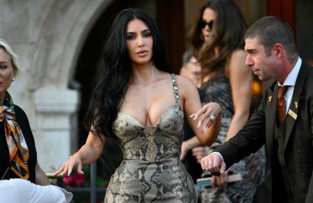 Kim Kardashian leaves the Gritti Palace Hotel 2025  - Getty BangShowbiz