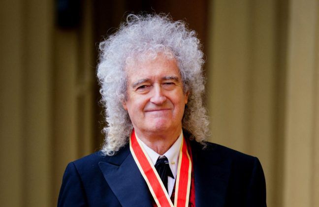 Brian May - Knighted - 2023 - Getty BangShowbiz