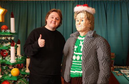 Lewis Capaldi Lego model PR ONE USE BangShowbiz