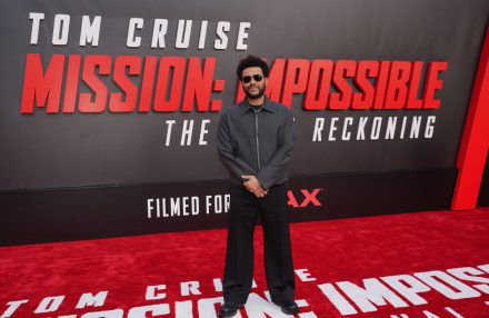 The Weeknd - Mission Impossible Reckoning premiere 2025 Kristin Callahan/Everett Collection/Avalon BangShowbiz