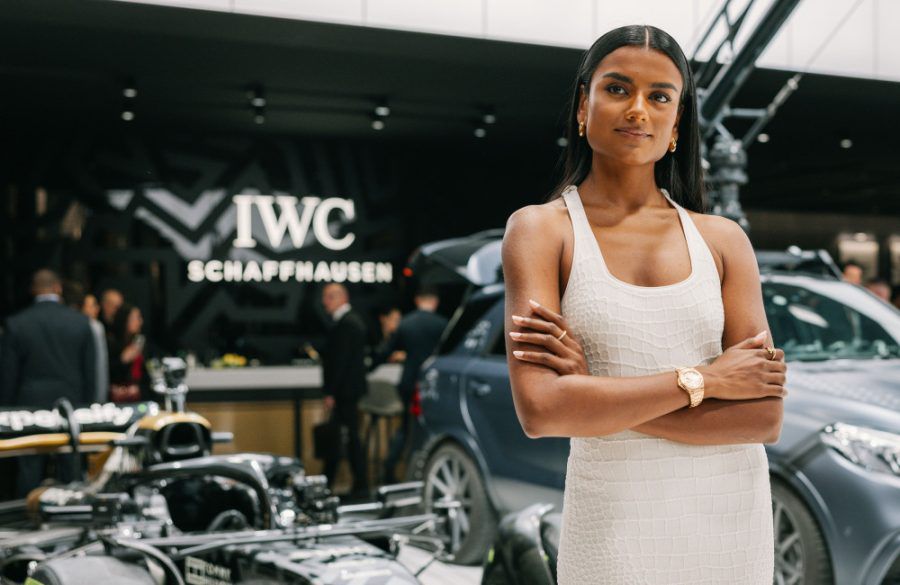 Simone Ashley -  IWC Schaffhausen Watches and Wonders Booth - April 2025 BangShowbiz