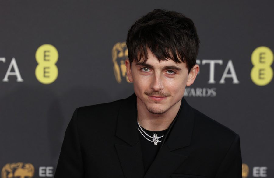 Timothee Chalamet - 2025 BAFTAs - London - Neil Mockford - FilmMagic - Getty BangShowbiz