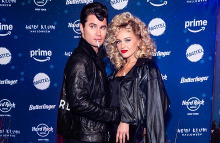 Chase Stokes and Kelsea Ballerini at Heidi Klum's 23rd Annual Halloween Party NY Oct 2024 - Getty BangShowbiz