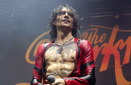 Justin Hawkins from The Darkness performs at The Roundhouse in London - Getty - December 2023 BangShowbiz