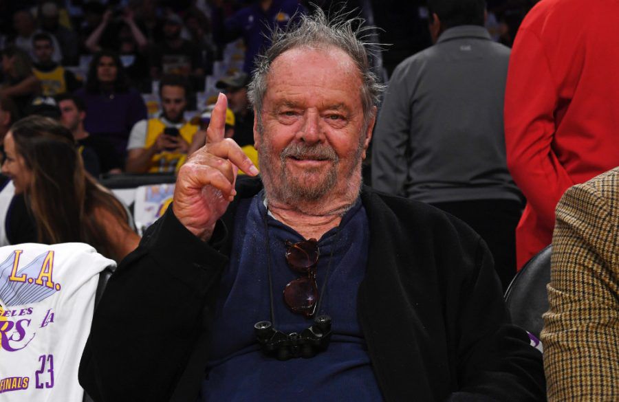 Jack Nicholson attends game three of the Western Conference Finals May 2023 - Getty BangShowbiz