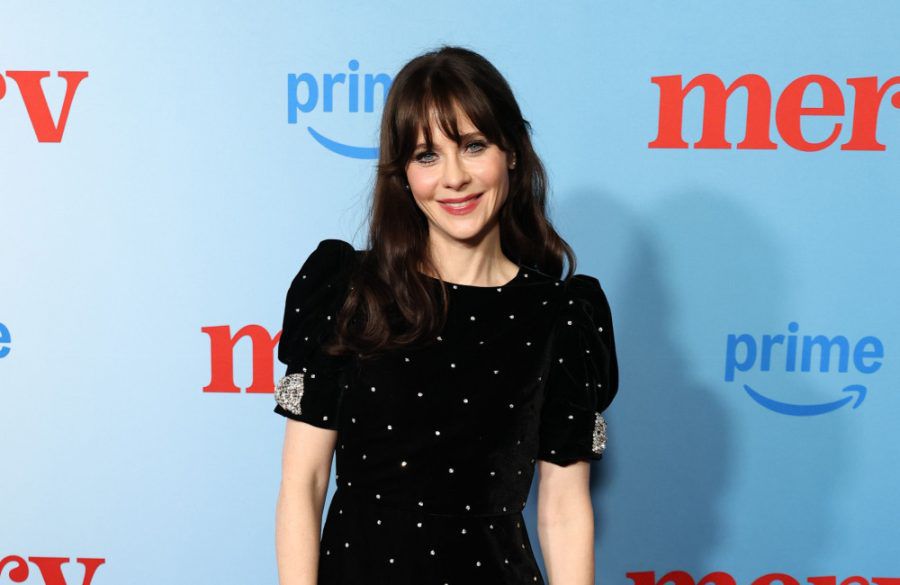 Zooey Deschanel attends the Los Angeles screening of Merv - Amazon Prime - Getty BangShowbiz