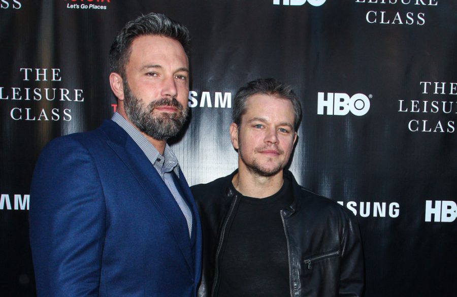 Ben Affleck and Matt Damon - August 2015 - DPA - The Leisure Class Premiere BangShowbiz