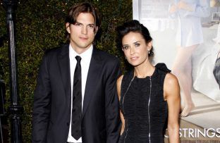 Ashton Kutcher and Demi Moore - 2011 - Avalon - No String Attached Premiere BangShowbiz