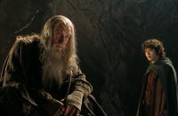 Sir Ian McKellen and Elijah Wood - Avalon - 2001 - The Lord of the Rings The Fellowship of the Ring BangShowbiz