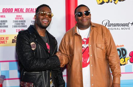 Kel Mitchell and Kenan Thompson at Good Burger 2 premiere in New York City - Getty - November 2023 BangShowbiz