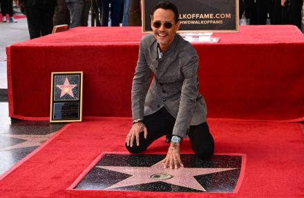 Marc Anthony receives a star on the Hollywood Walk of Fame Sept 2023 - Getty BangShowbiz