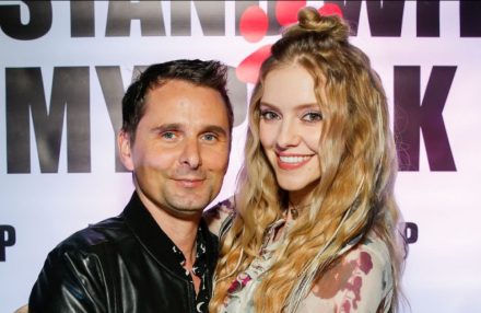 Matt Bellamy and Elle Evans attend the I STAND WITH MY PACK Nov 2019 - Getty BangShowbiz