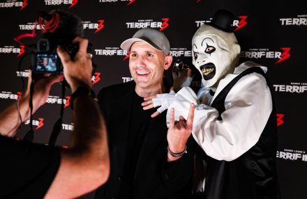 Damien Leone and Art the Clown - AVALON - OCTOBER 2024 - Terrifer 3 London Screening BangShowbiz