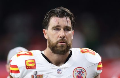 Travis Kelce - February 2025 - Caesars Superdome - Getty BangShowbiz