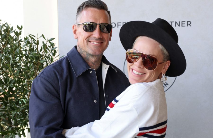 Pink and Carey Hart - July 2024 - Wimbledon Ladies' singles final - London - Getty BangShowbiz
