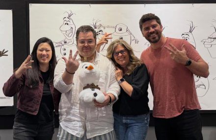 Christina Chen, Josh Gad, Jennifer Lee and Trent Correy - Instagram - Frozen 3 tease - ONE USE BangShowbiz