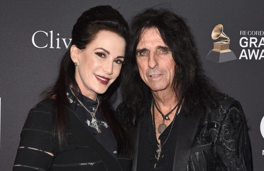 Alice Cooper and wife Sheryl - 2019 Pre-GRAMMY Gala - Getty BangShowbiz