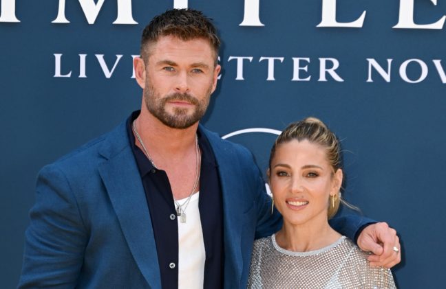 Chris Hemsworth and Elsa Pataky attends Limitless: Live Better Now - Season 2 Premiere - Famous BangShowbiz