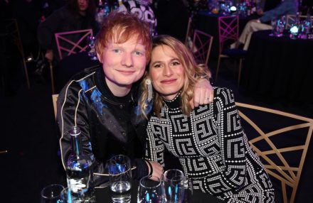 Ed Sheeran and Cherry Seaborn during The BRIT Awards Feb 2022 - Getty BangShowbiz