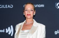 Uma Thurman attends the 35th Annual GLAAD Media Awards -  Getty BangShowbiz