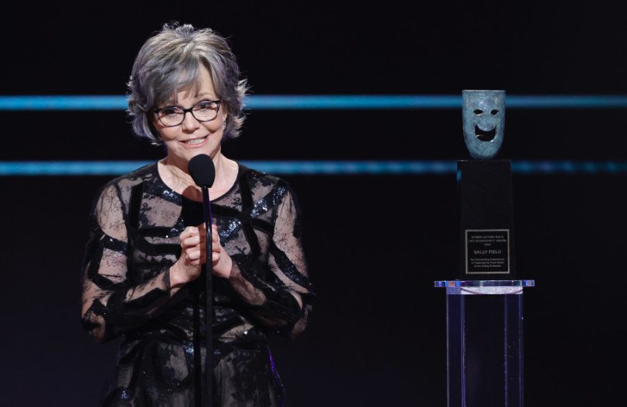 Sally Field accepts the SAG Life Achievement Award - Getty BangShowbiz