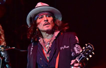 Johnny Depp The Hollywood Vampires The O2 July 2023 - Famous BangShowbiz