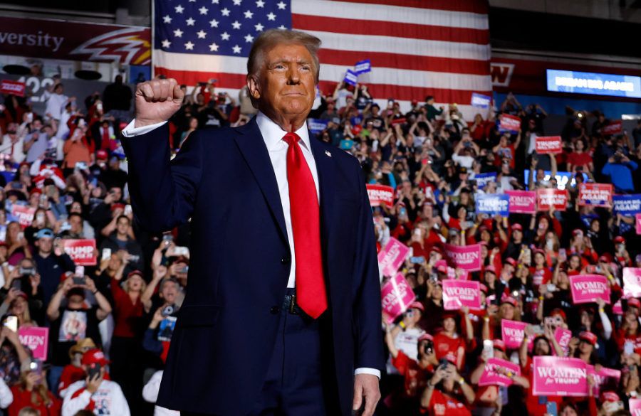 Donald Trump campaigns in Pennsylvania - Getty - November 2024 BangShowbiz