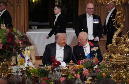 Donald Trump and King Charles - September 2025 - Avalon - Trump UK State Visit BangShowbiz