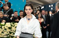 Anne Hathaway at Met Gala 2025 May in NY - Getty BangShowbiz